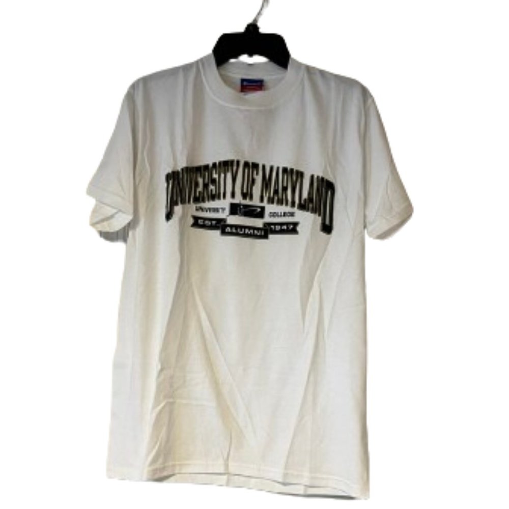 University of Maryland University College Alumni White, Unisex T-Shirt - Medium
